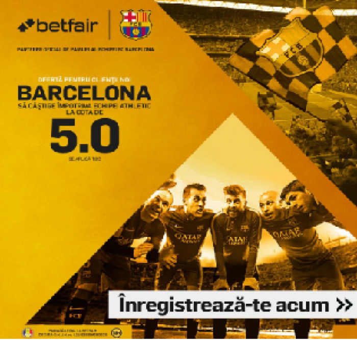 Barcelona - Bilbao. Cota 5.00 pentru 1 solist! Barcelona - Bilbao. Cota 5.00 pentru 1 solist!