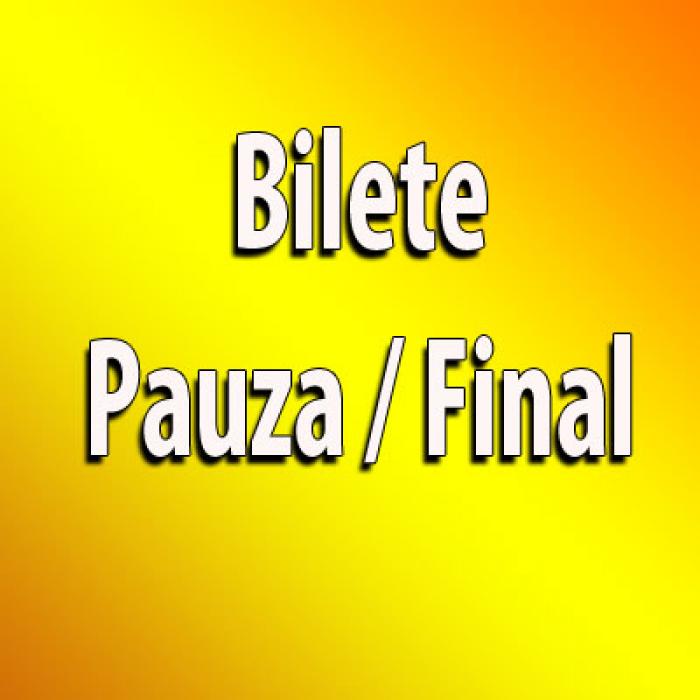 Bilete pauza/final la Betfair - 21 Iunie 2016