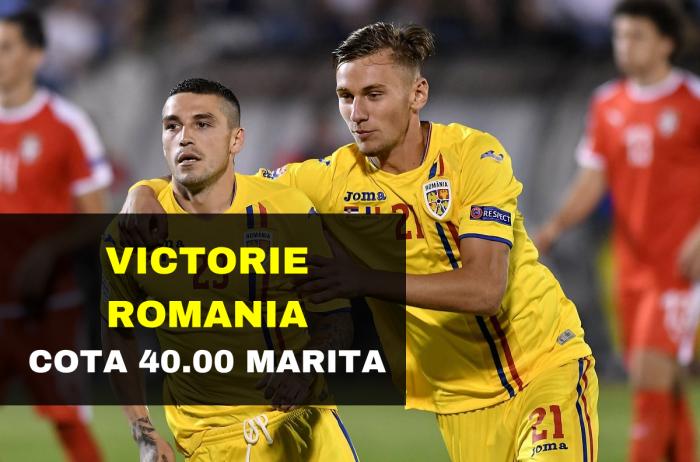 COTA 40.00 marita pentru victoria Romaniei contra Lituaniei acasa