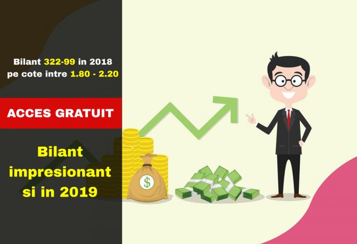 Inca o zi cu procentaj 100% in grup, dupa ce anul trecut am incheiat cu bilant 322-99 (ACCES GRATUIT)