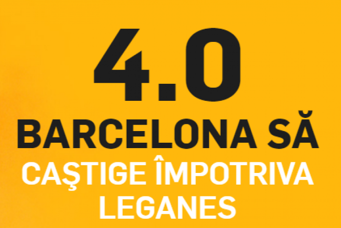 Leganes - Barcelona. Cota 4.00 pentru victoria oaspetilor! Leganes - Barcelona. Cota 4.00 pentru victoria oaspetilor!