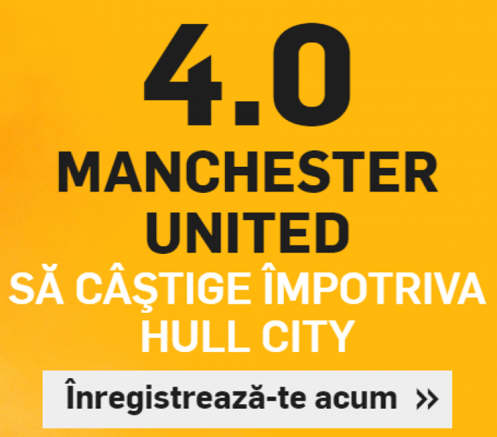 Man United - Hull. Cota 4.00 pentru 1 solist! Man United - Hull. Cota 4.00 pentru 1 solist!