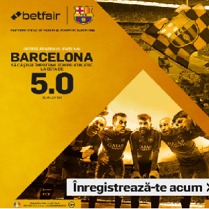 Barcelona - Bilbao. Cota 5.00 pentru 1 solist! Barcelona - Bilbao. Cota 5.00 pentru 1 solist!