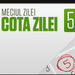 Cota 5 zilnica pentru 10 Aprilie. Bilant 9-0 luna aceasta