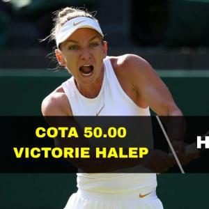 Cota 50.00 marita pentru victoria lui Halep contra Venus Williams Cota 50.00 marita pentru victoria lui Halep contra Venus Williams