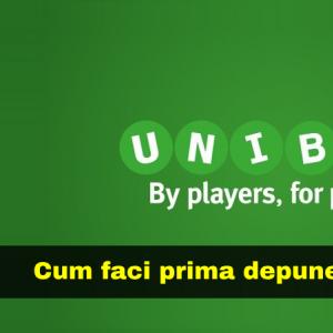 Cum se face prima depunere la UNIBET Cum se face prima depunere la UNIBET