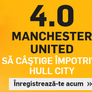 Man United - Hull. Cota 4.00 pentru 1 solist! Man United - Hull. Cota 4.00 pentru 1 solist!