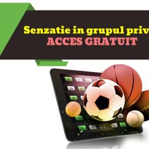 Vezi pariurile castigatoare din grupul privat in ultimele zile. ACCES GRATUIT