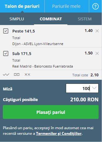 Biletul zilei baschet - 27.01.2019
