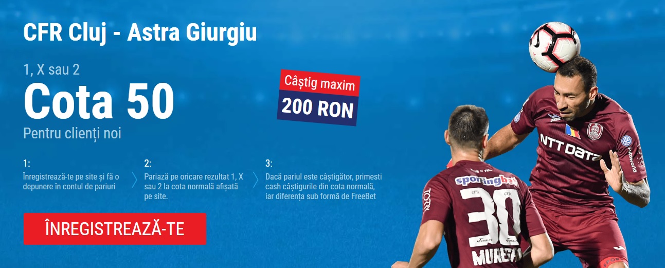 ponturi cfr cluj astra