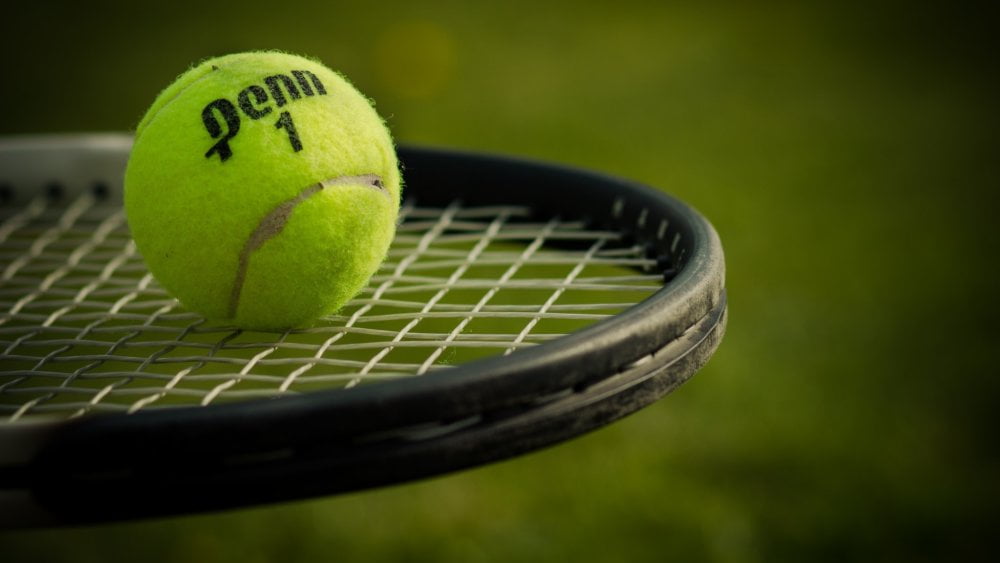 tennis ball and racket sports 2048x1152