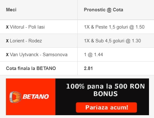 biletul zilei 23.09.2019