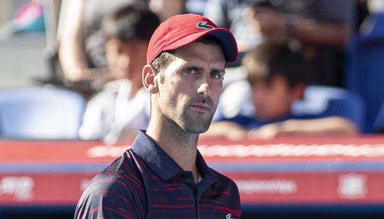 Novak Djokovic at Japan Open 752x428