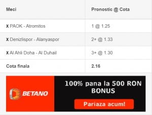 Biletul zilei si lista de ponturi pariuri - 23.12.2019 Biletul zilei si lista de ponturi pariuri - 23.12.2019