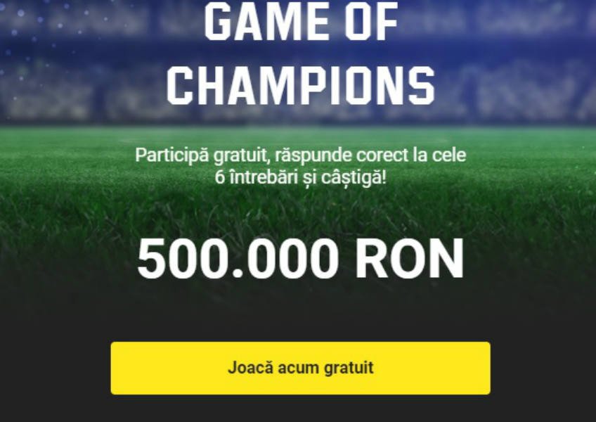 Participa gratuit si poti castiga 500000 RON